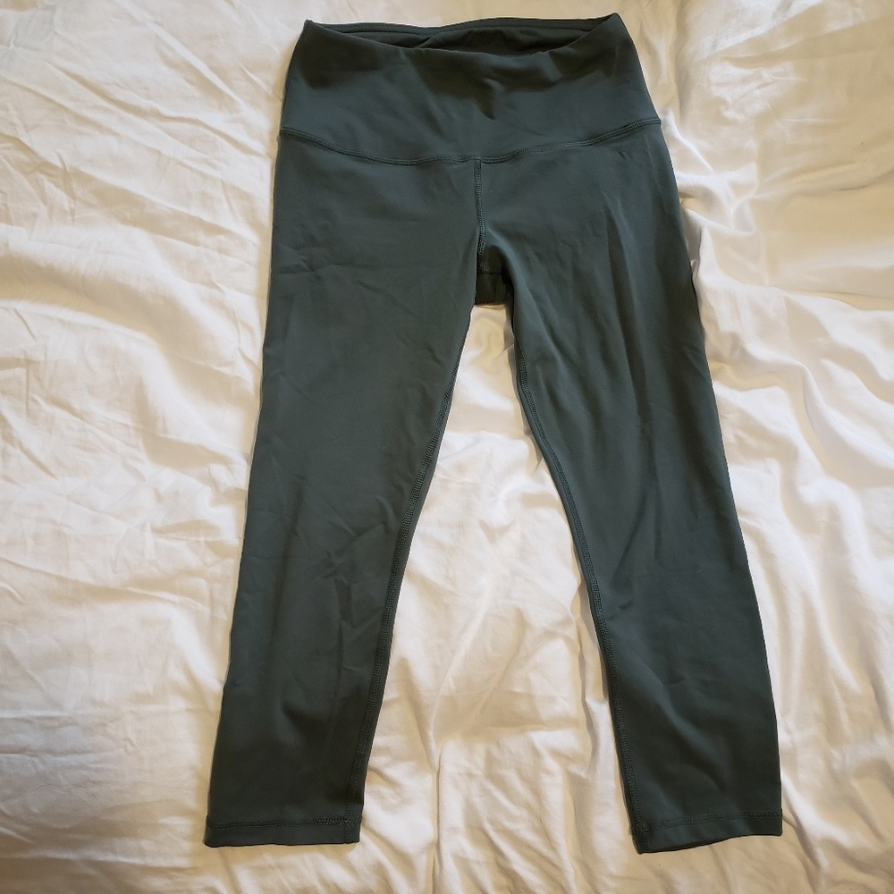 Sage green crop leggings size small
